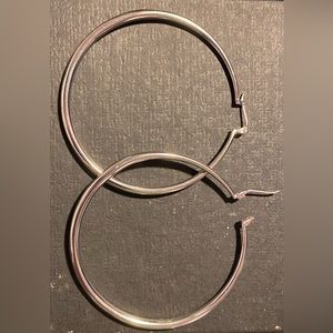 I.N.C Silver hoop earrings